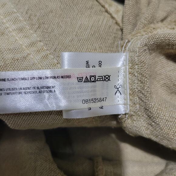 Anthropologie Daily Practice Evergreen Pants Tan Cargo Baggy High Waist Size XS - Picture 13 of 16